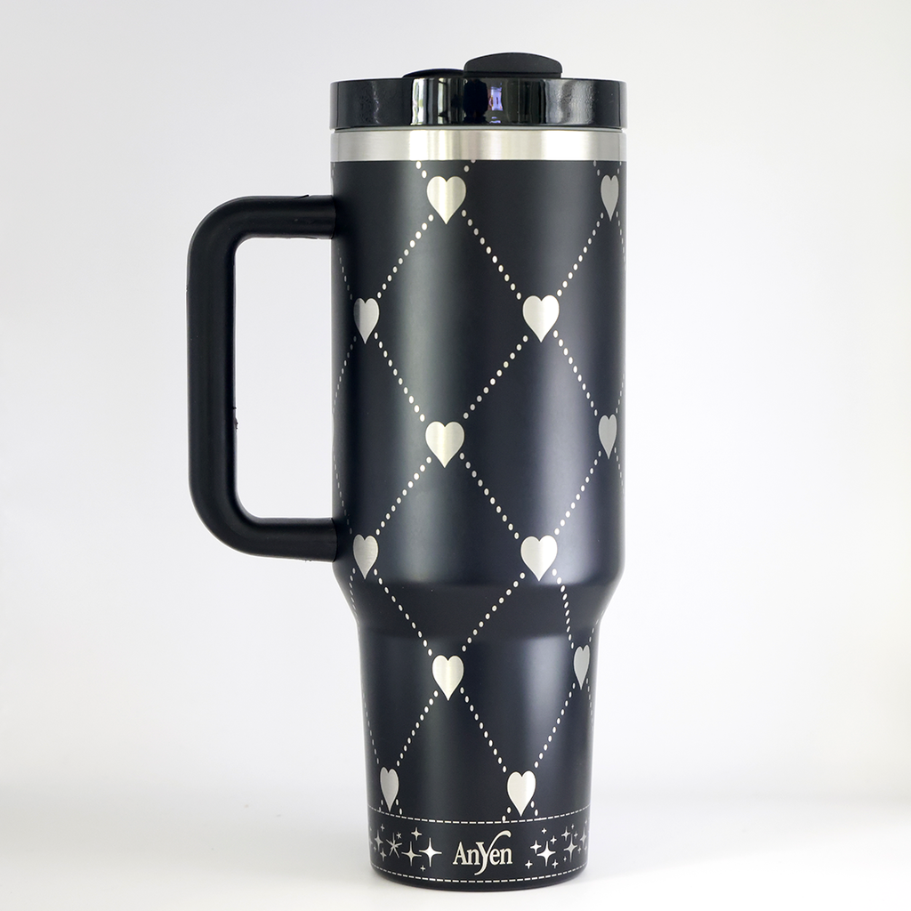 AnYen Signature Tumbler – 40oz | Premium Stainless Steel Insulated Cup with Lid & Straw – Luxury Gift Box