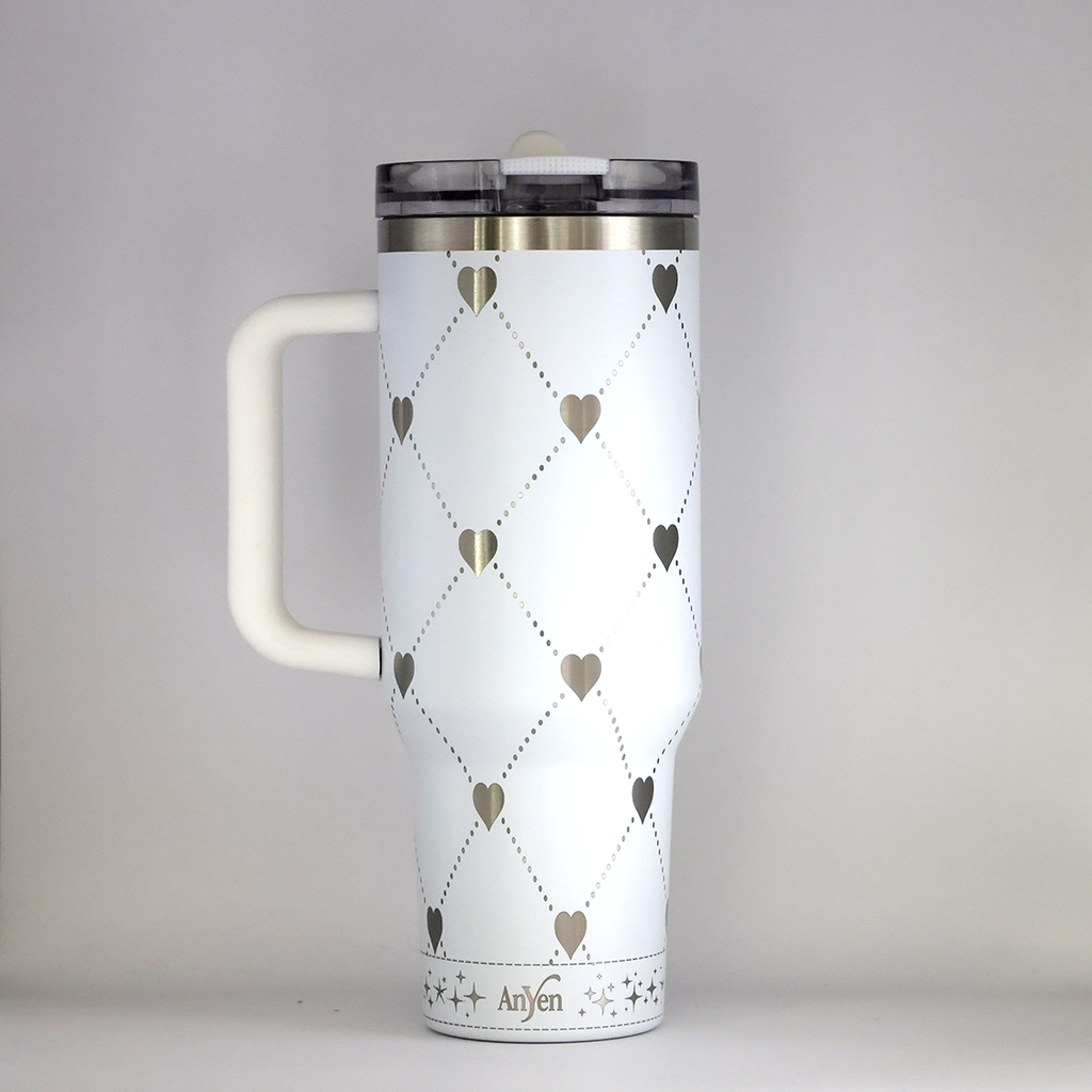 AnYen Signature Tumbler – 40oz | Premium Stainless Steel Insulated Cup with Lid & Straw – Luxury Gift Box